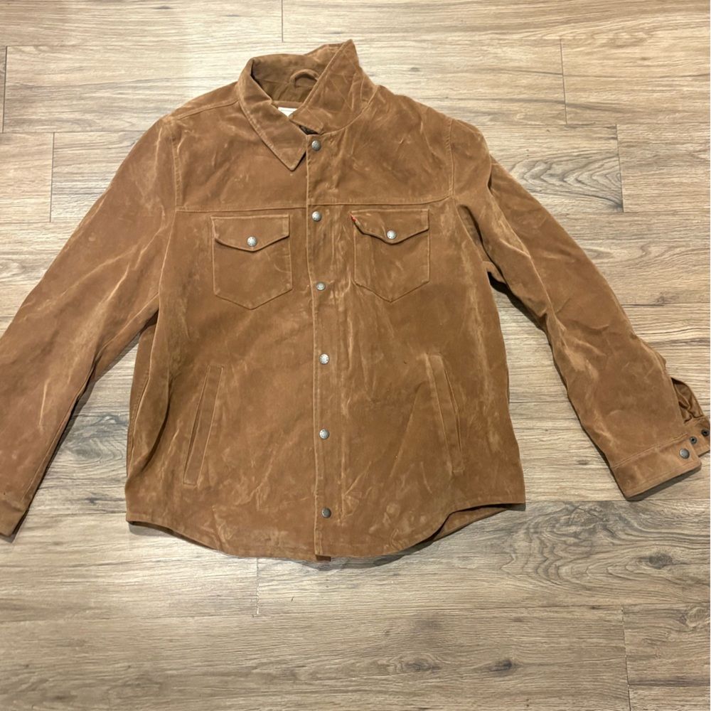 Men's Brown Suede Jacket